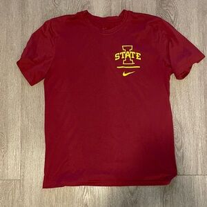 Nike Red Iowa State Short Sleeve Performance Tee